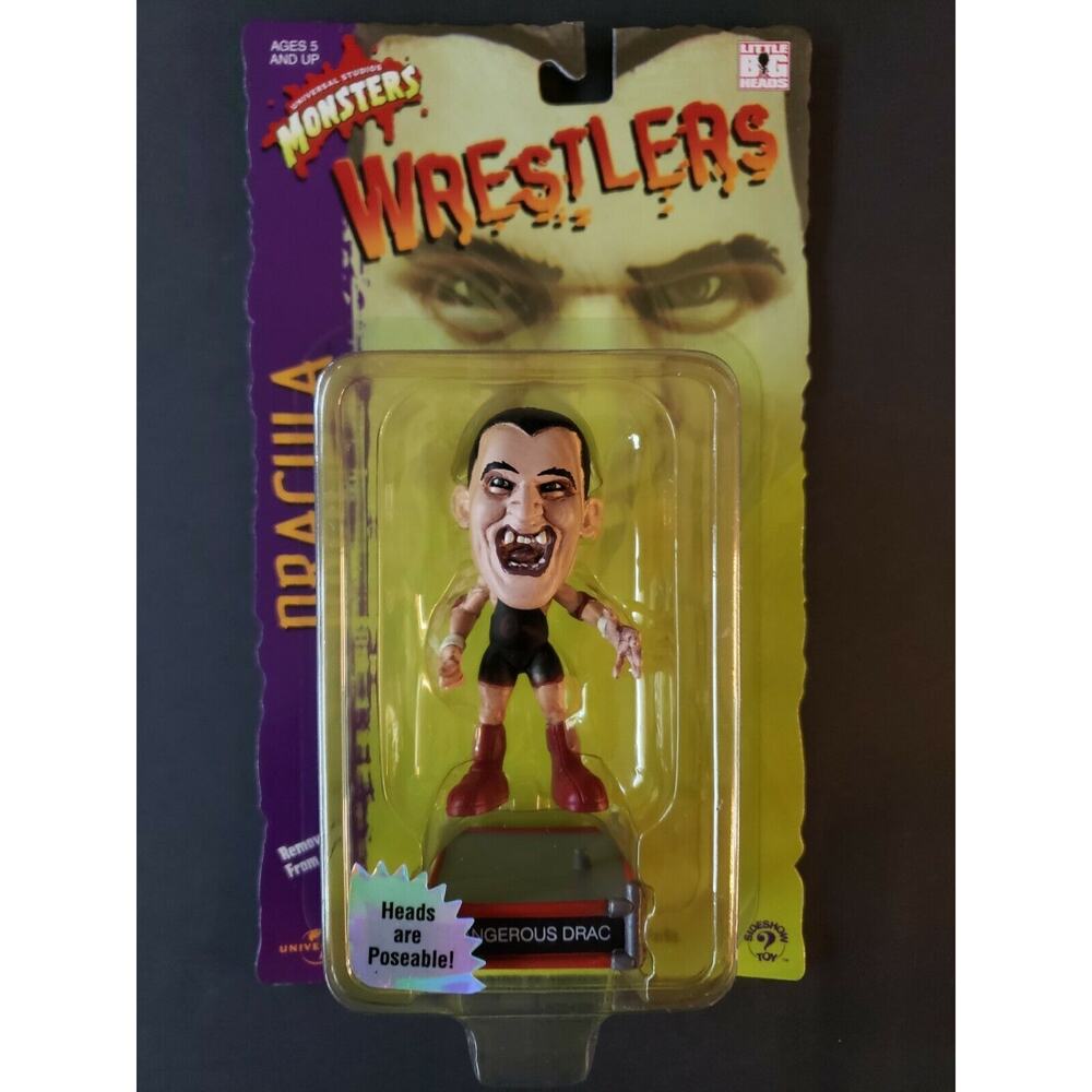 Little Big Heads Monsters Wrestlers Dangerous Drac Universal Studios 2000 U159